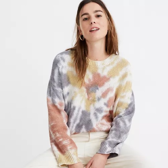 Madewell tie-dye Westford Pullover - Picture 2 of 7